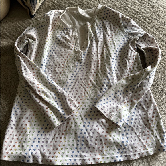 Roller Rabbit Multicolor Heart Pajama Top - Picture 1 of 6